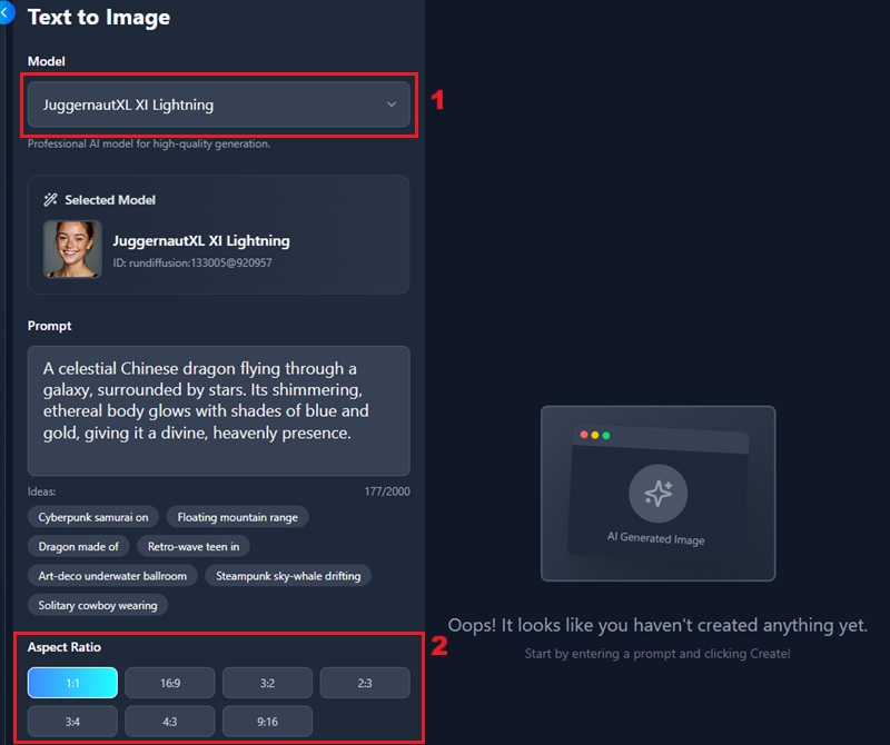select ai model