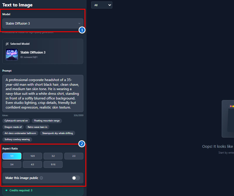 adjust the settings