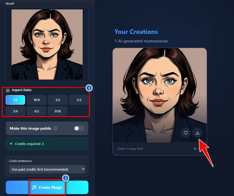 apply effect and save