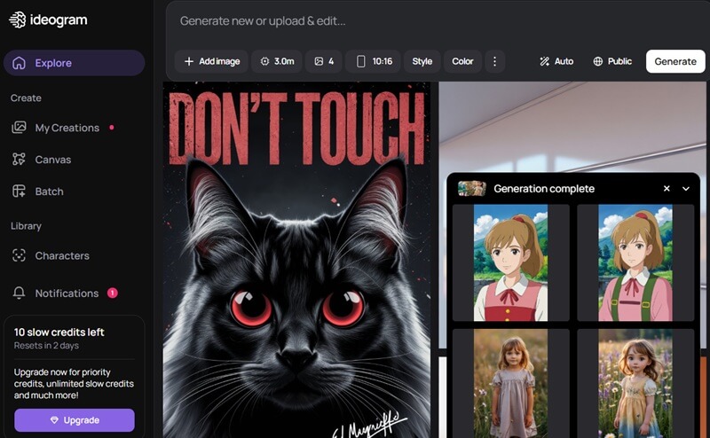 ideogram interface