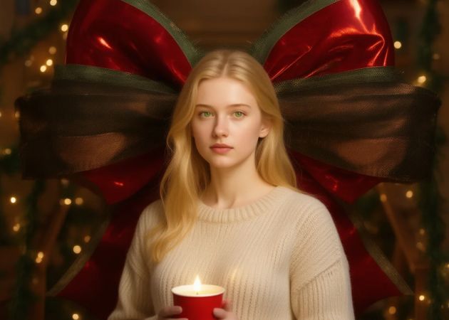 instantly turn photos into christmas style