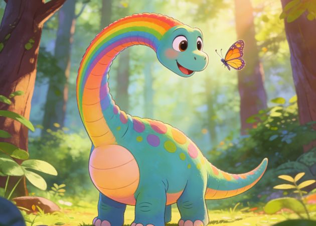 create kid friendly dino cartoons