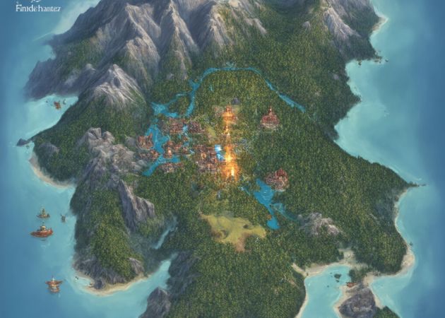 make fantasy maps using simple prompts