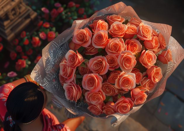 instant rose video creation