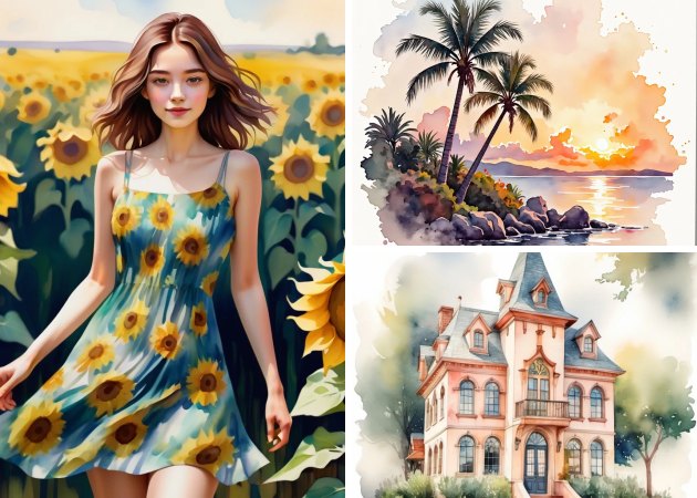 achieve precise watercolor creations