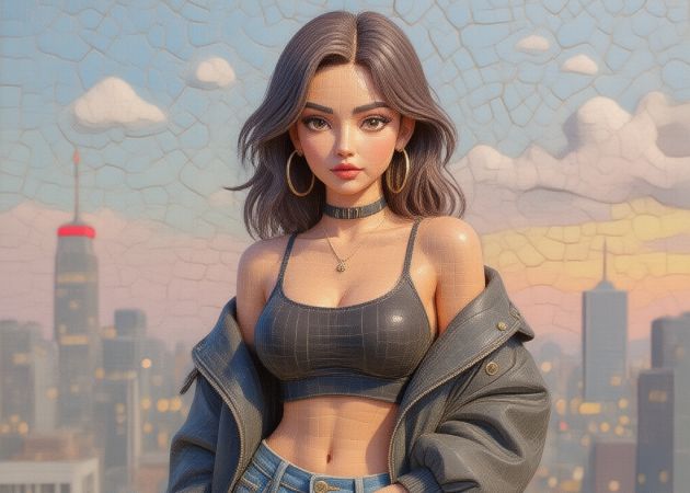 convert portraits into mosaic look