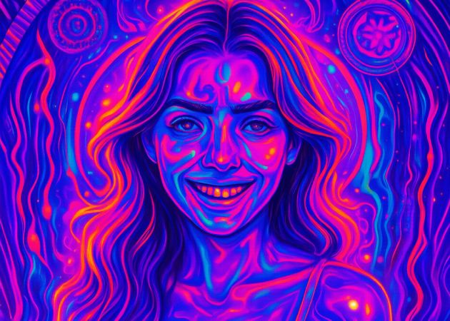 create dreamlike neon visuals