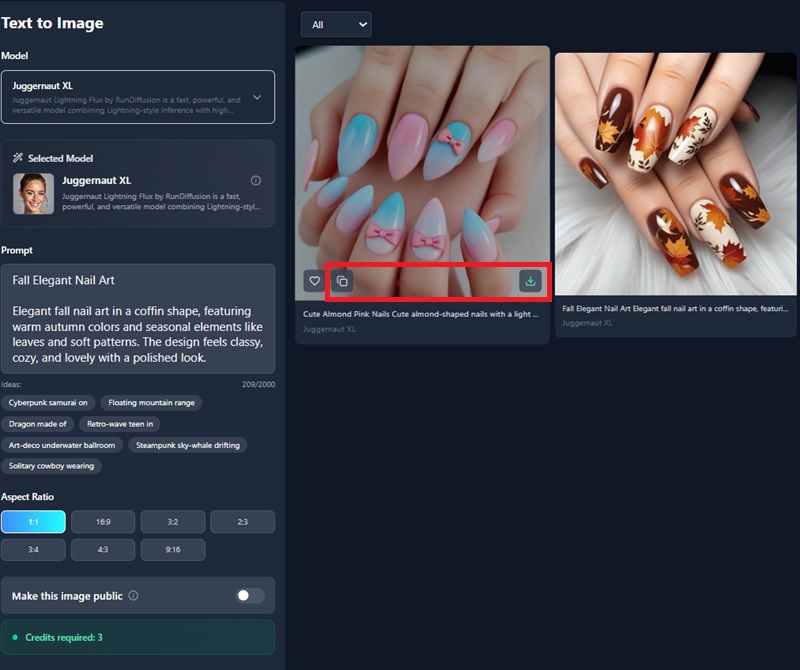 share or save nail art image