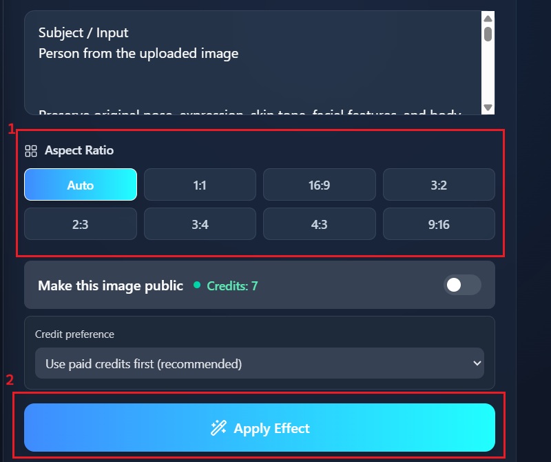 create a bald image