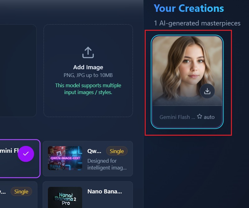 apply the filter and save your image