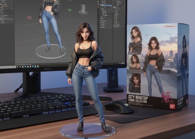 customize your 3d action figure easily