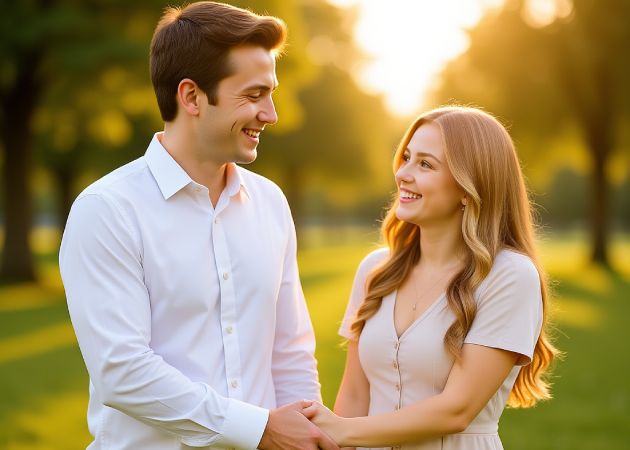 turn two photos into sweet couple moments