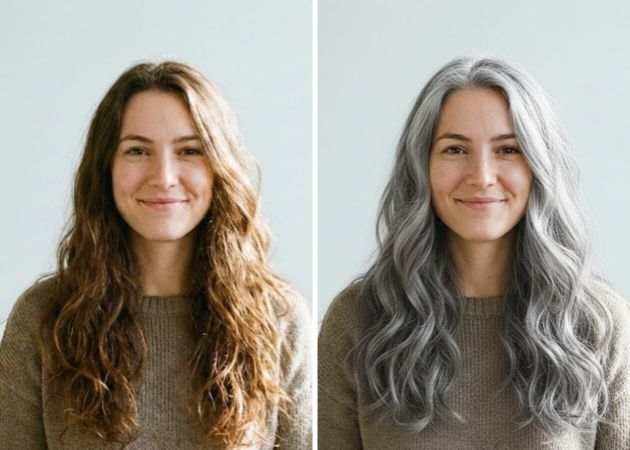 show your grey hair look online
