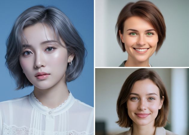 experiment with any hairstyle