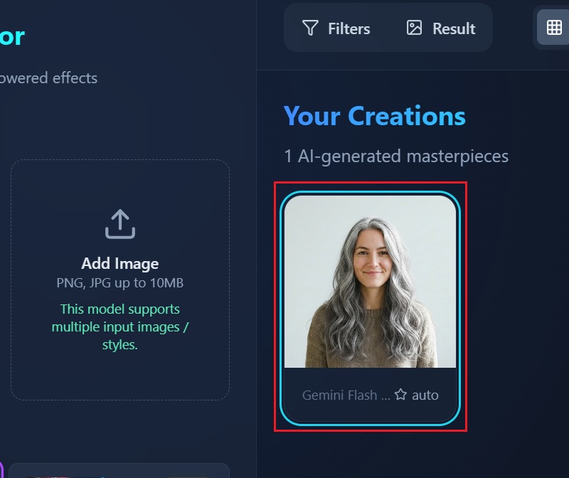 apply the filter and download