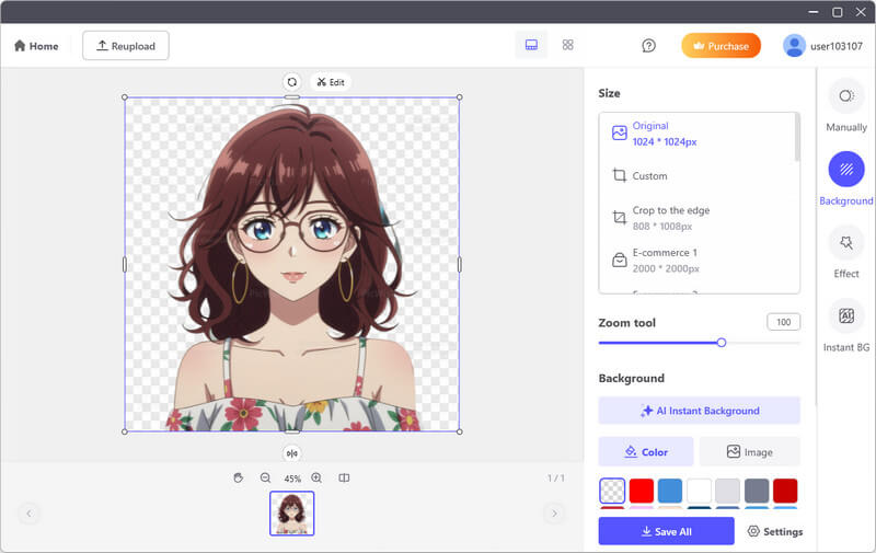 best ai image background remover - AceThinker picwish