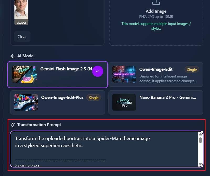 describe your spiderman style