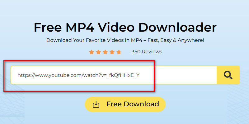 paste the video link