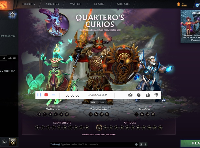 record game on pc using aqua demo
