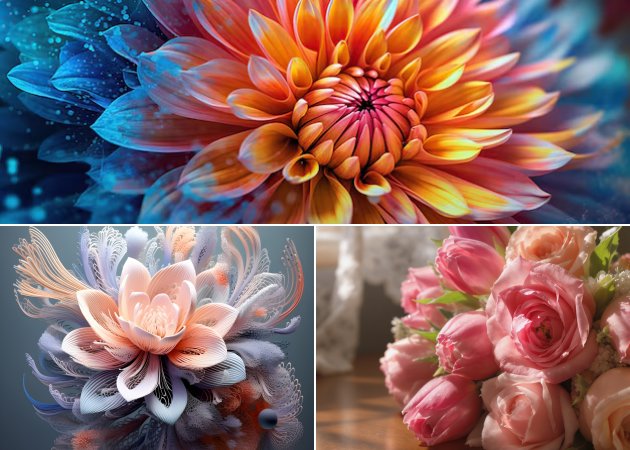 turn words into stunning flowers