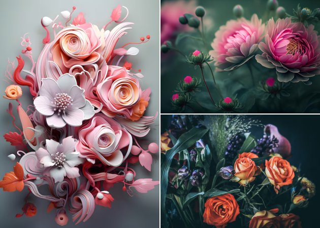 mix & match any flowers freely