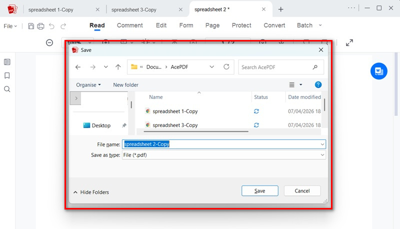 upload excel sheets and convert them into pdf