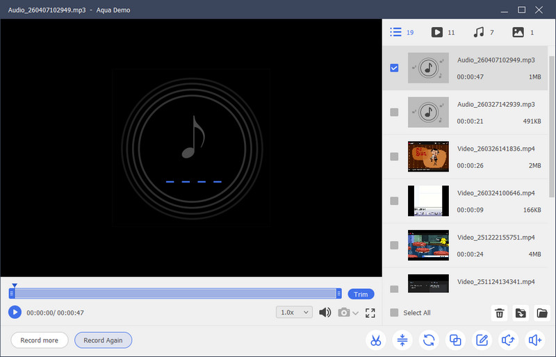 play the recorded spotify music