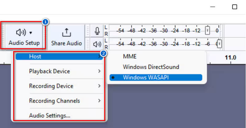 set up audio source and start recording