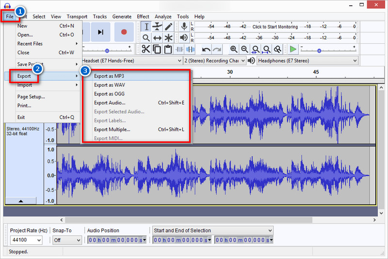 export the recorded spotify music