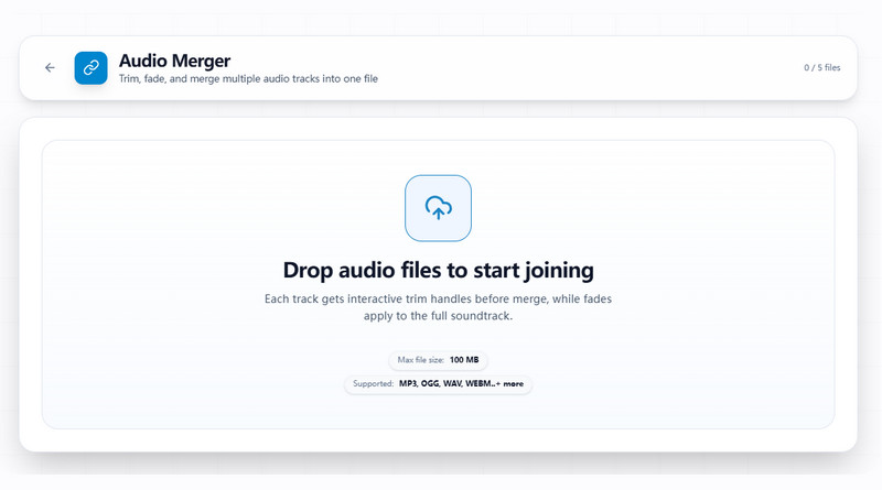 upload the audio