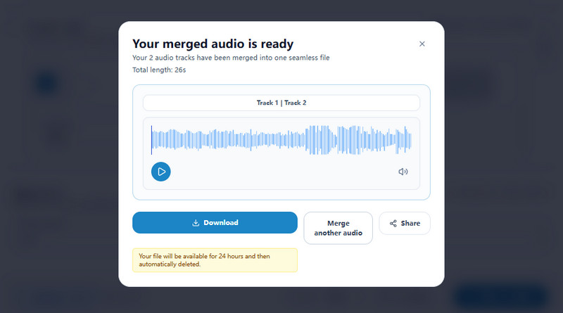 Download Merged Audio