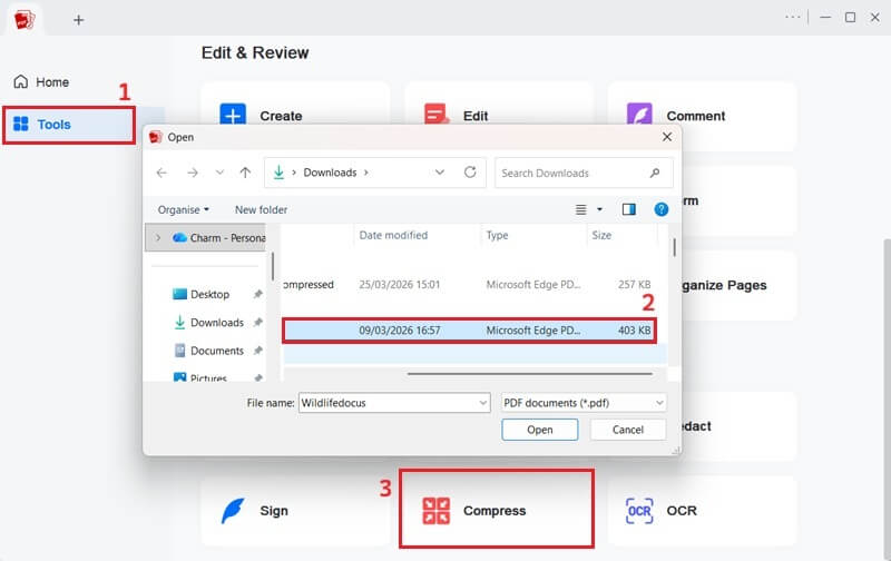 acepdf upload pdf document