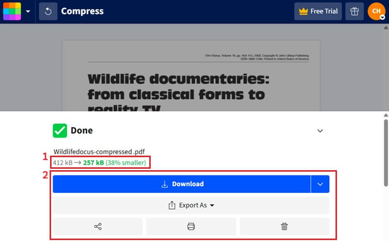 smallpdf compress file