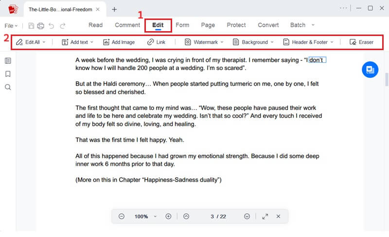 acepdf edit pdf document