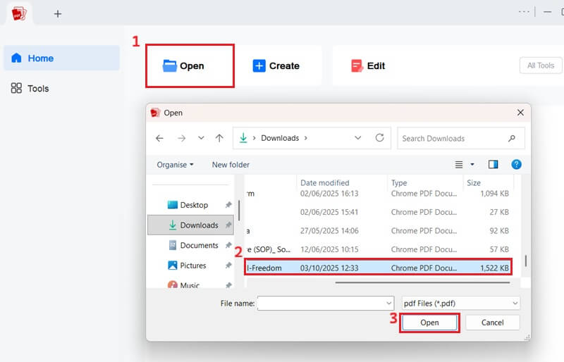 acepdf add pdf file