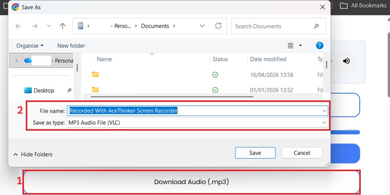 Download Processed Audio Output