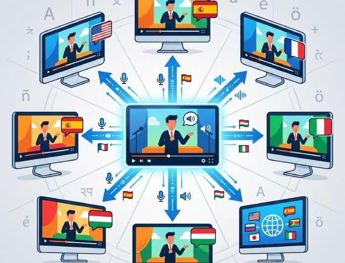 translate videos in multiple languages