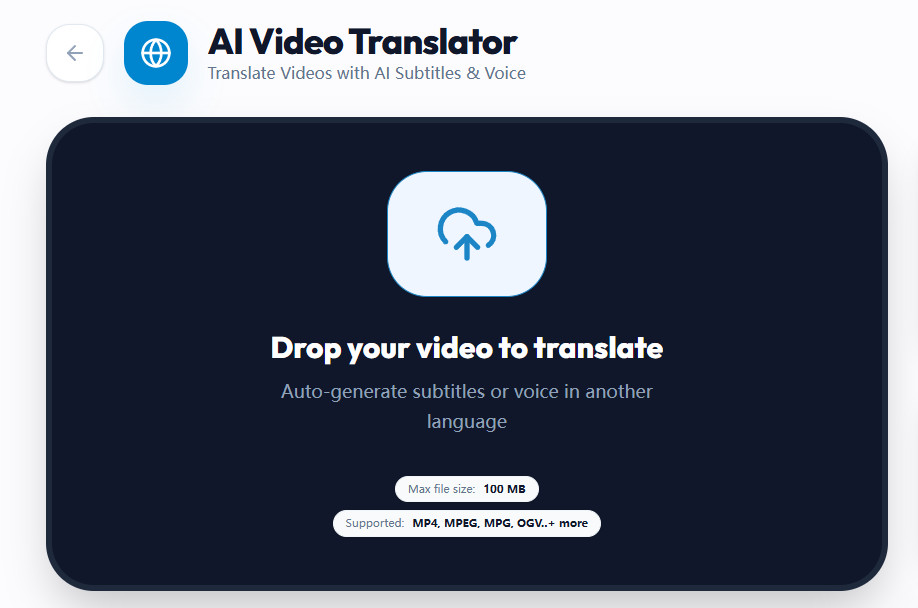 upload your video