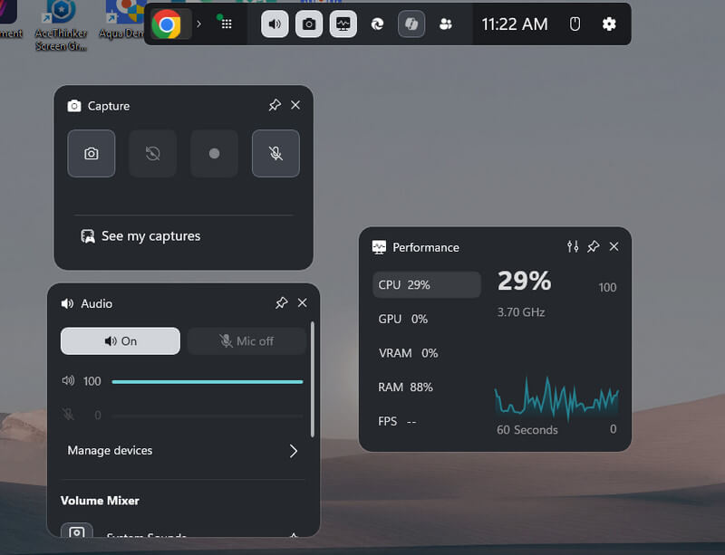 launch the xbox game bar