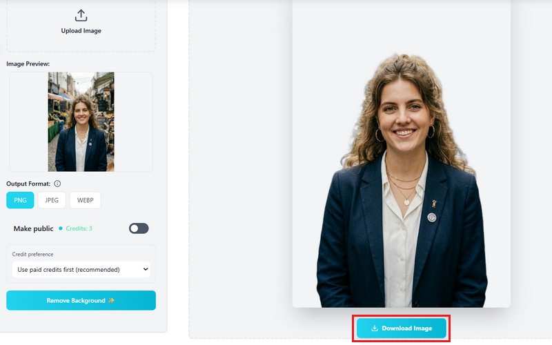 Export a Profile-Ready Portrait
