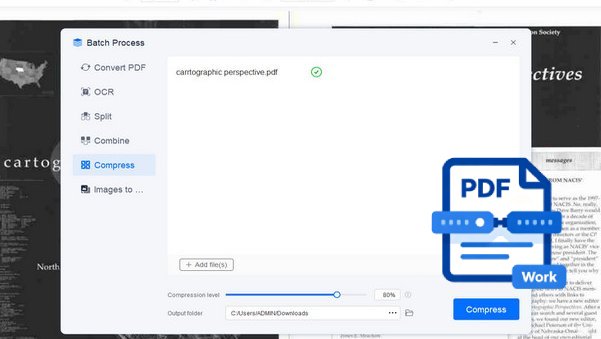 compress pdf for work