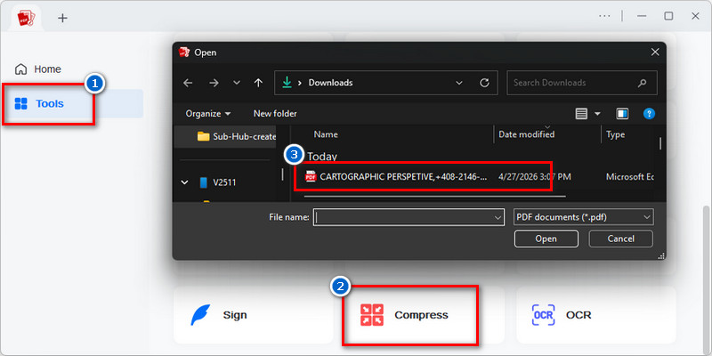 upload PDF