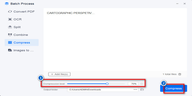 set compression ratio