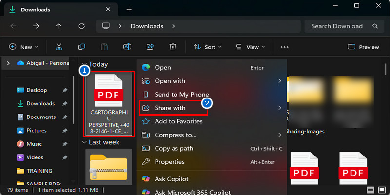 save the finalized pdf