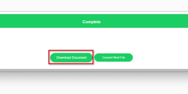 save converted file