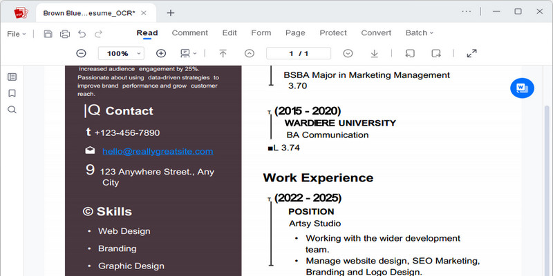 Review Formatting and Layout Consistency