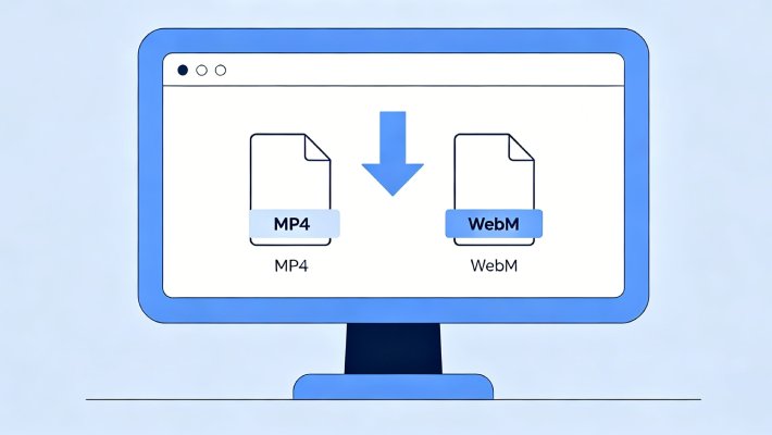 download video in MP4 and WebM