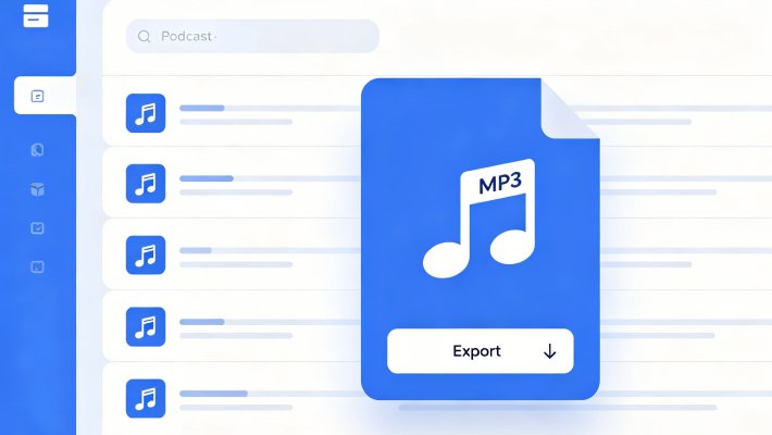 Export Audio to MP3