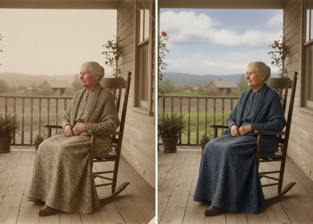 restore natural colors automatically