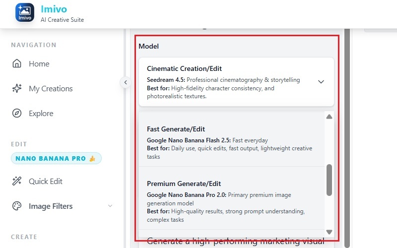 Generate Marketing Visuals